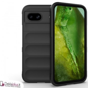 Magic Shield guminis dėklas - juodas (Google Pixel 8A)